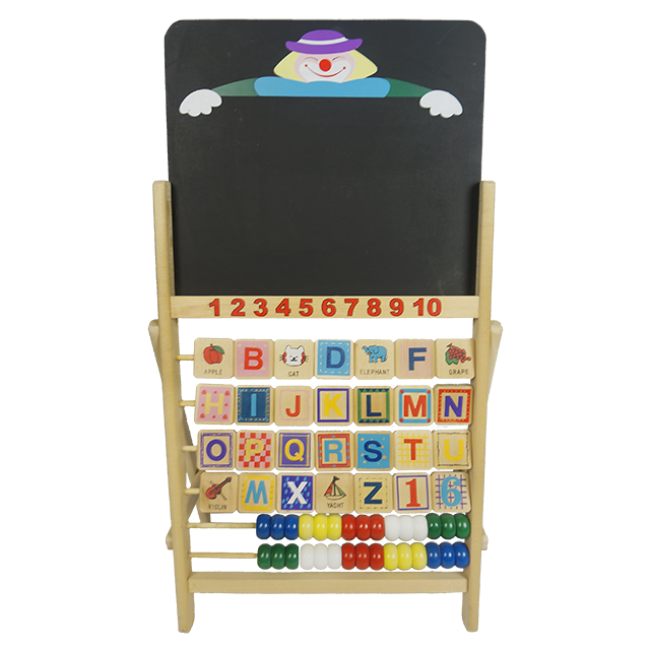 XL10104 Wooden Double-Sided Magnetic Detachable Easel Children Drawing Board Wooden 3-in-1 Tabletop Easel Drawing Board